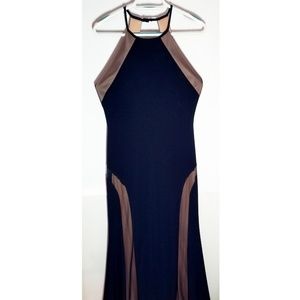 Nightway navy gown